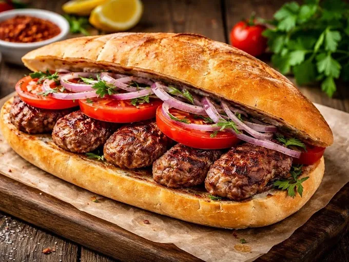 Tam ekmek arası köfte